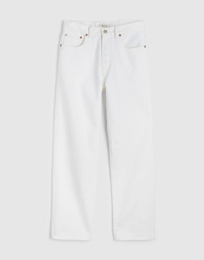 The 1991 Loose Straight Jean in Garment Dye Soft White | Madewell