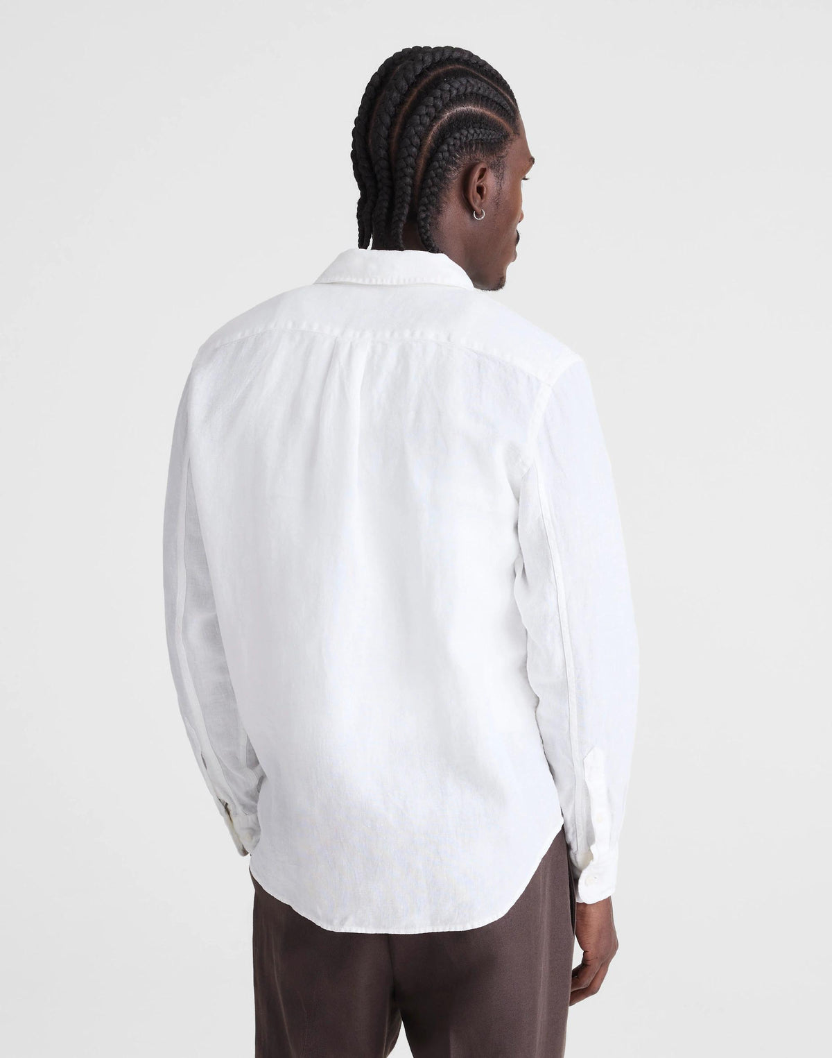Button-Up Shirt in Linen White | Madewell