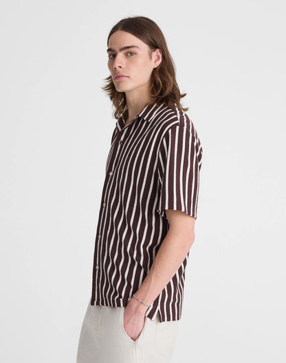 The Camp Shirt in Seaport Terry Coffee Bean | Madewell