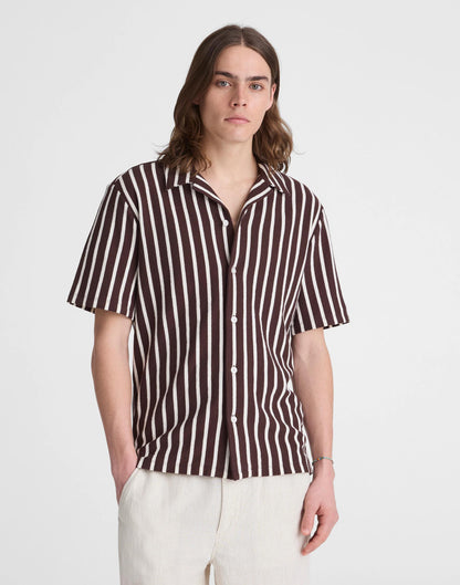 The Camp Shirt in Seaport Terry Coffee Bean | Madewell