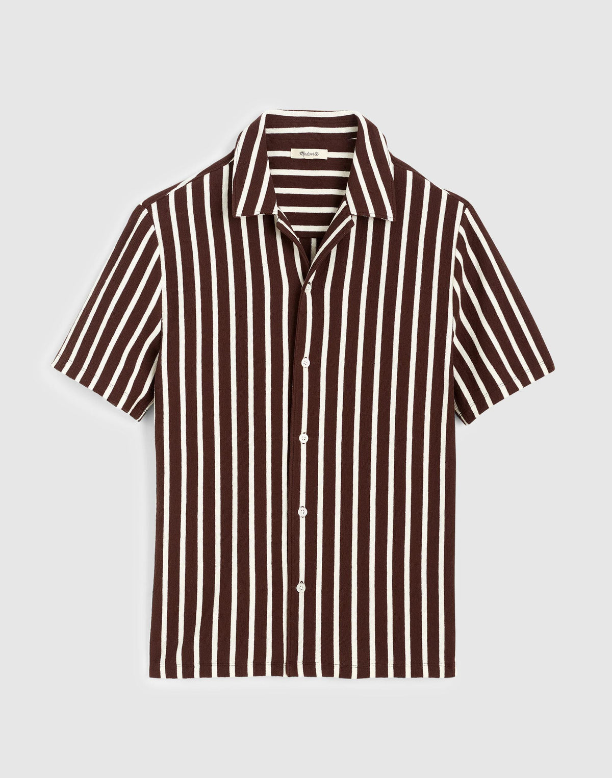 The Camp Shirt in Seaport Terry Coffee Bean | Madewell