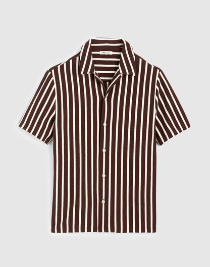 The Camp Shirt in Seaport Terry Coffee Bean | Madewell