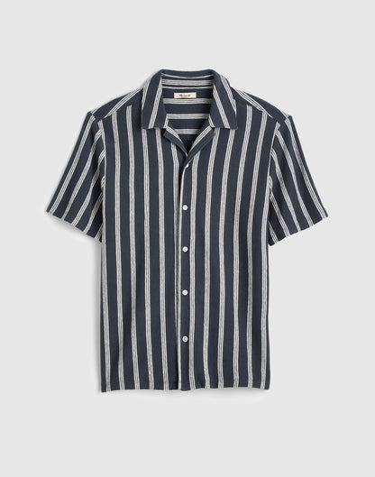 The Camp Shirt in Seaport Terry Heirloom Blue | Madewell
