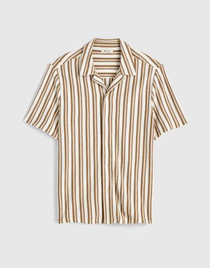 The Camp Shirt in Seaport Terry Maple Seed | Madewell