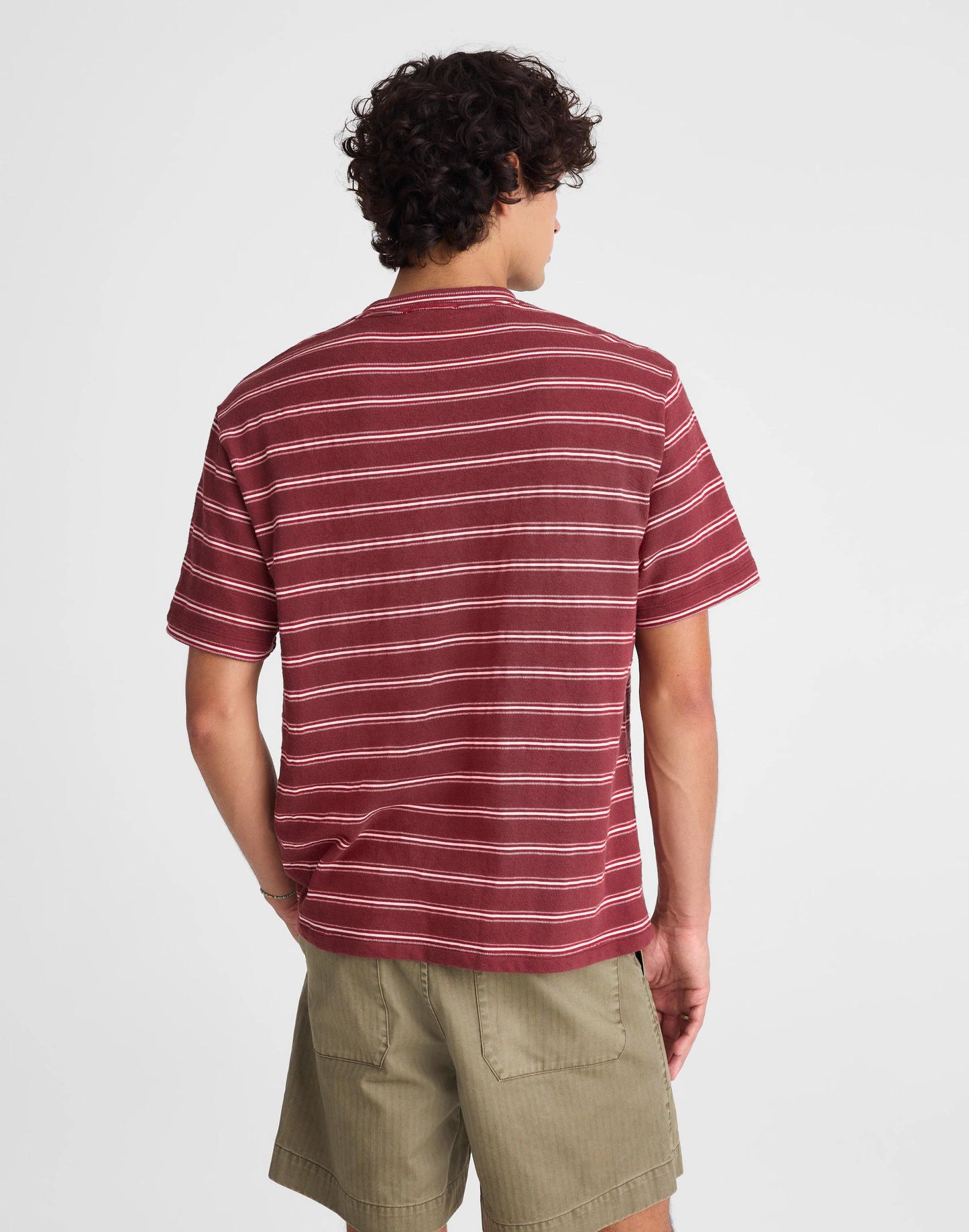 The Vintage Tee in Jacquard Dusty Merlot | Madewell