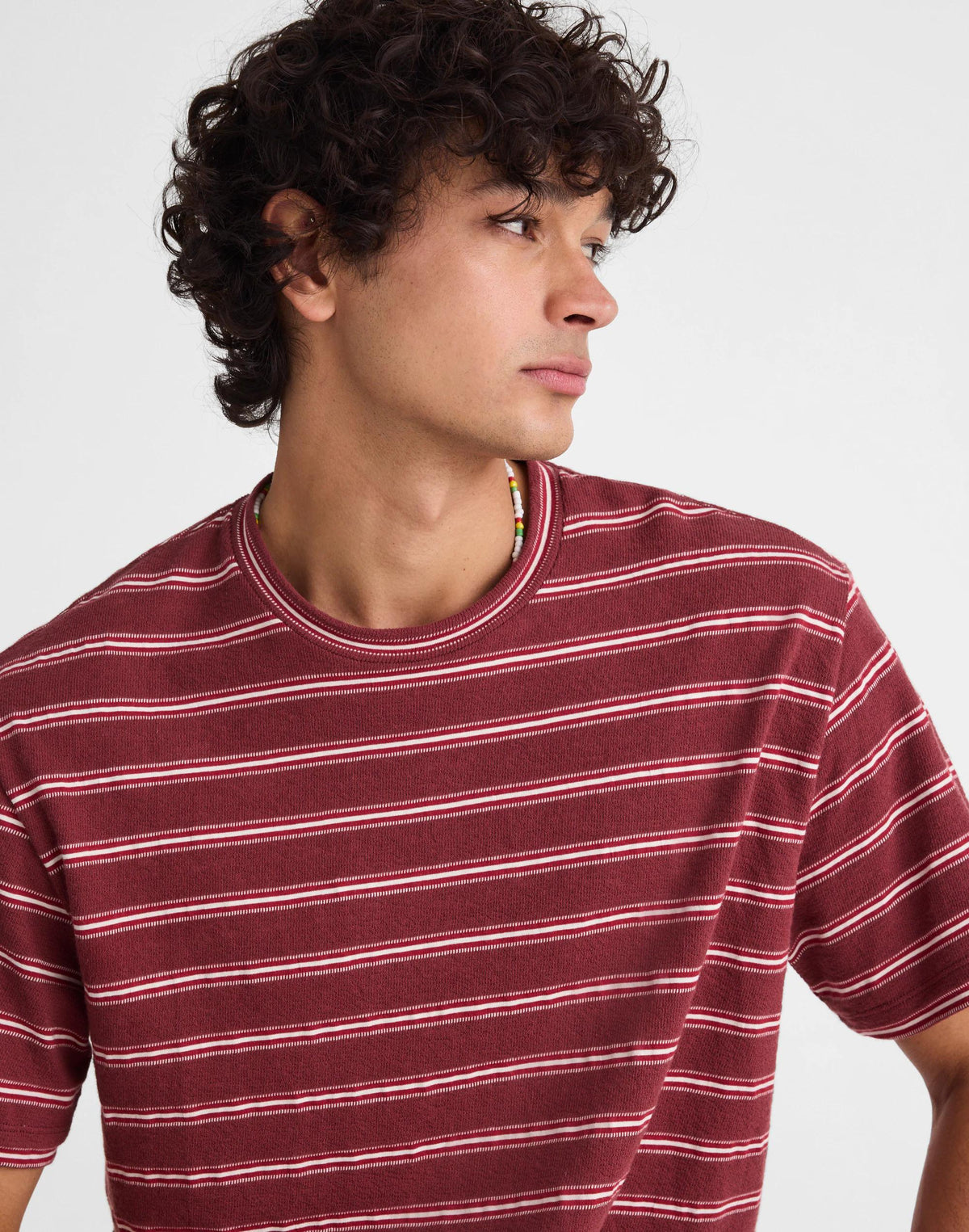 The Vintage Tee in Jacquard Dusty Merlot | Madewell