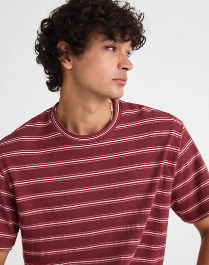 The Vintage Tee in Jacquard Dusty Merlot | Madewell