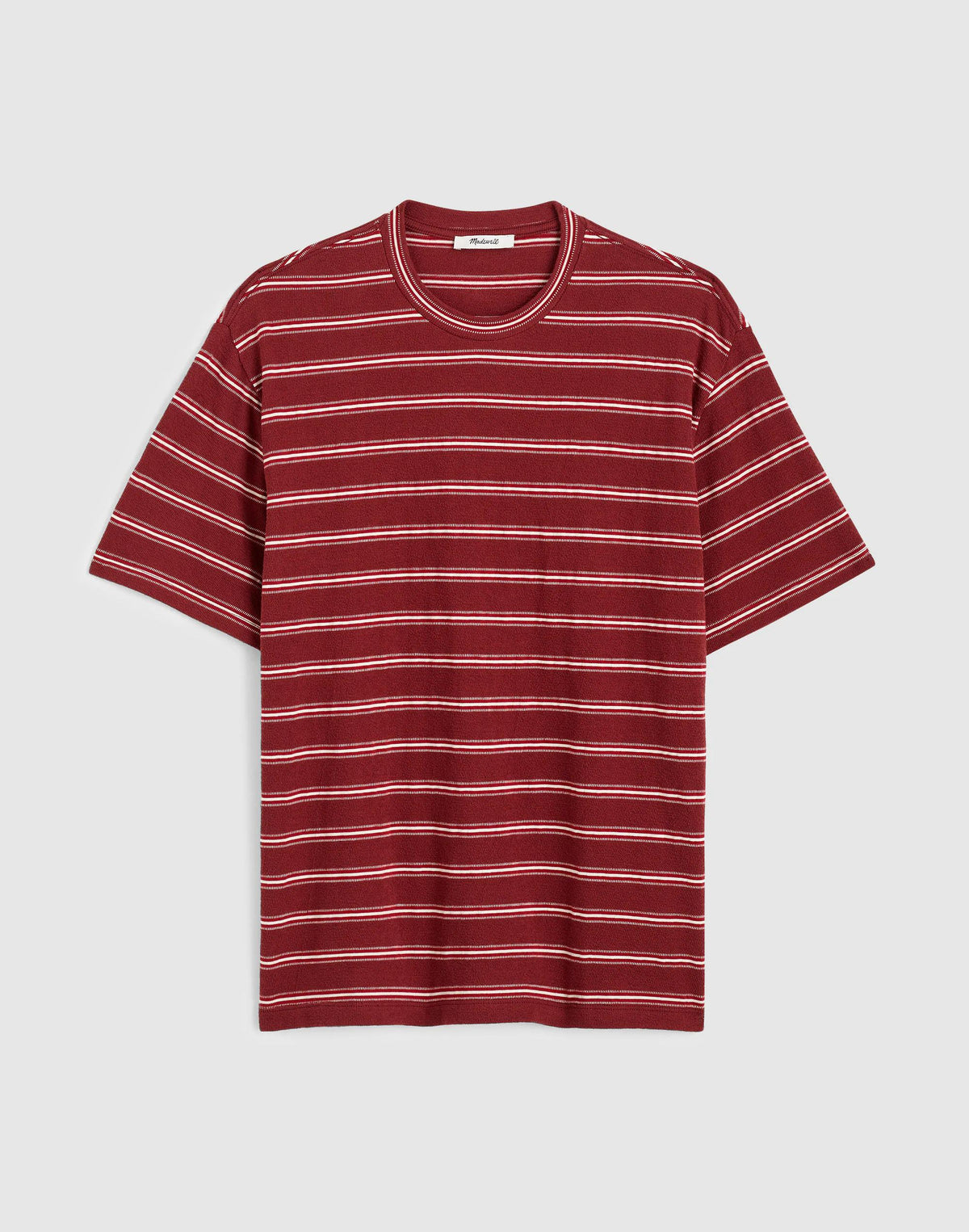 The Vintage Tee in Jacquard Dusty Merlot | Madewell