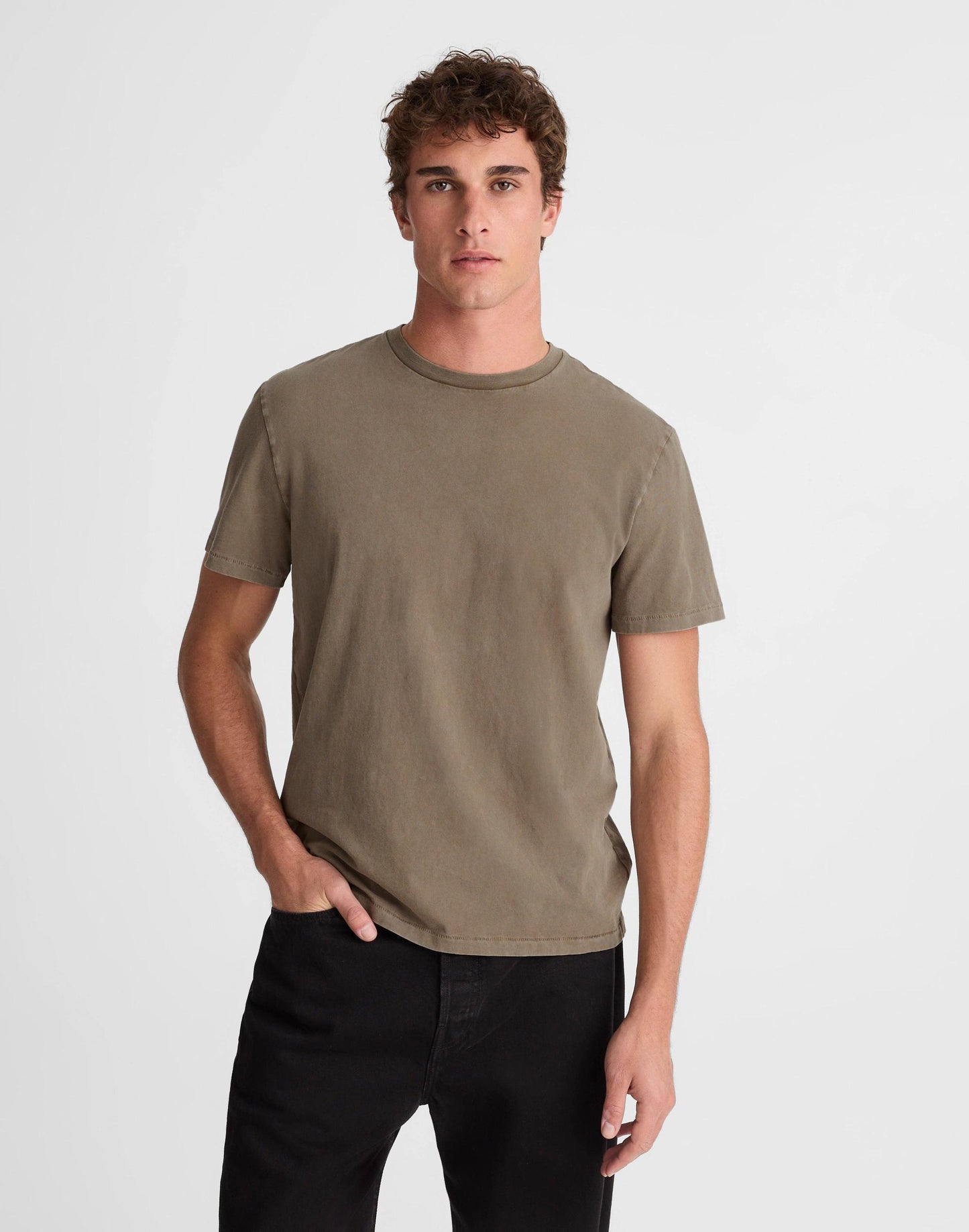 The Rockaway Tee Smoky Taupe | Madewell