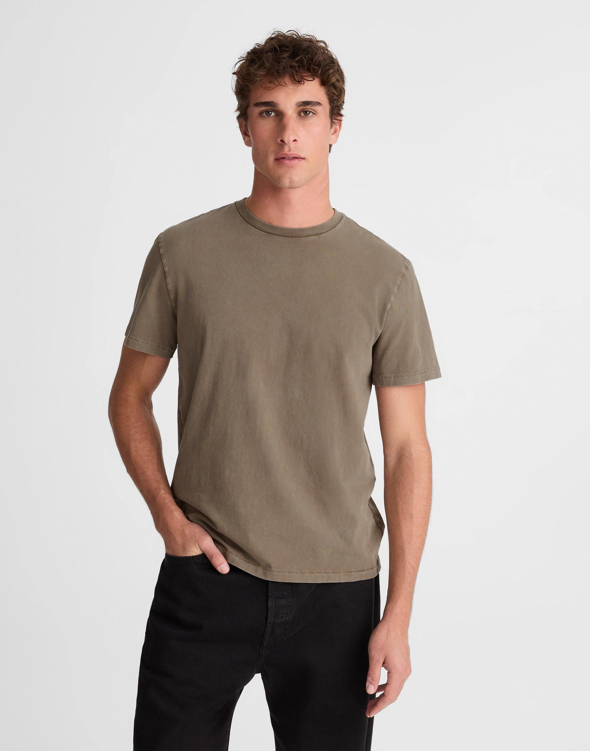 The Rockaway Tee Smoky Taupe | Madewell
