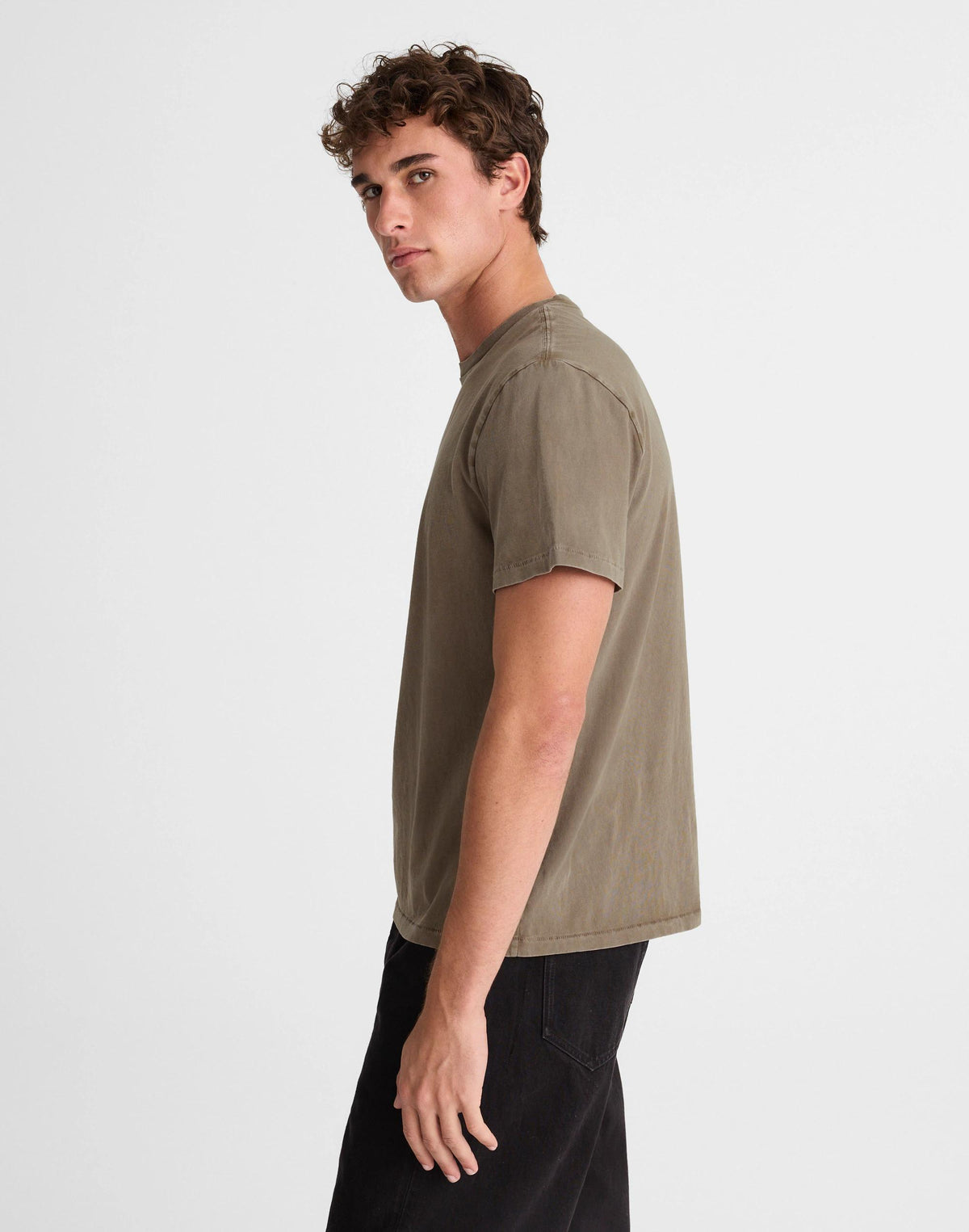 The Rockaway Tee Smoky Taupe | Madewell