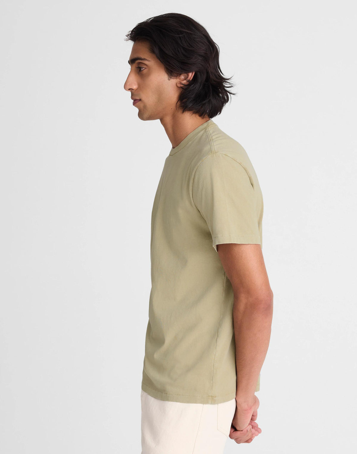 The Rockaway Tee Dusty Celadon | Madewell