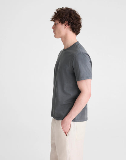 Garment-Dyed Allday Crewneck Tee Stormy Spruce | Madewell