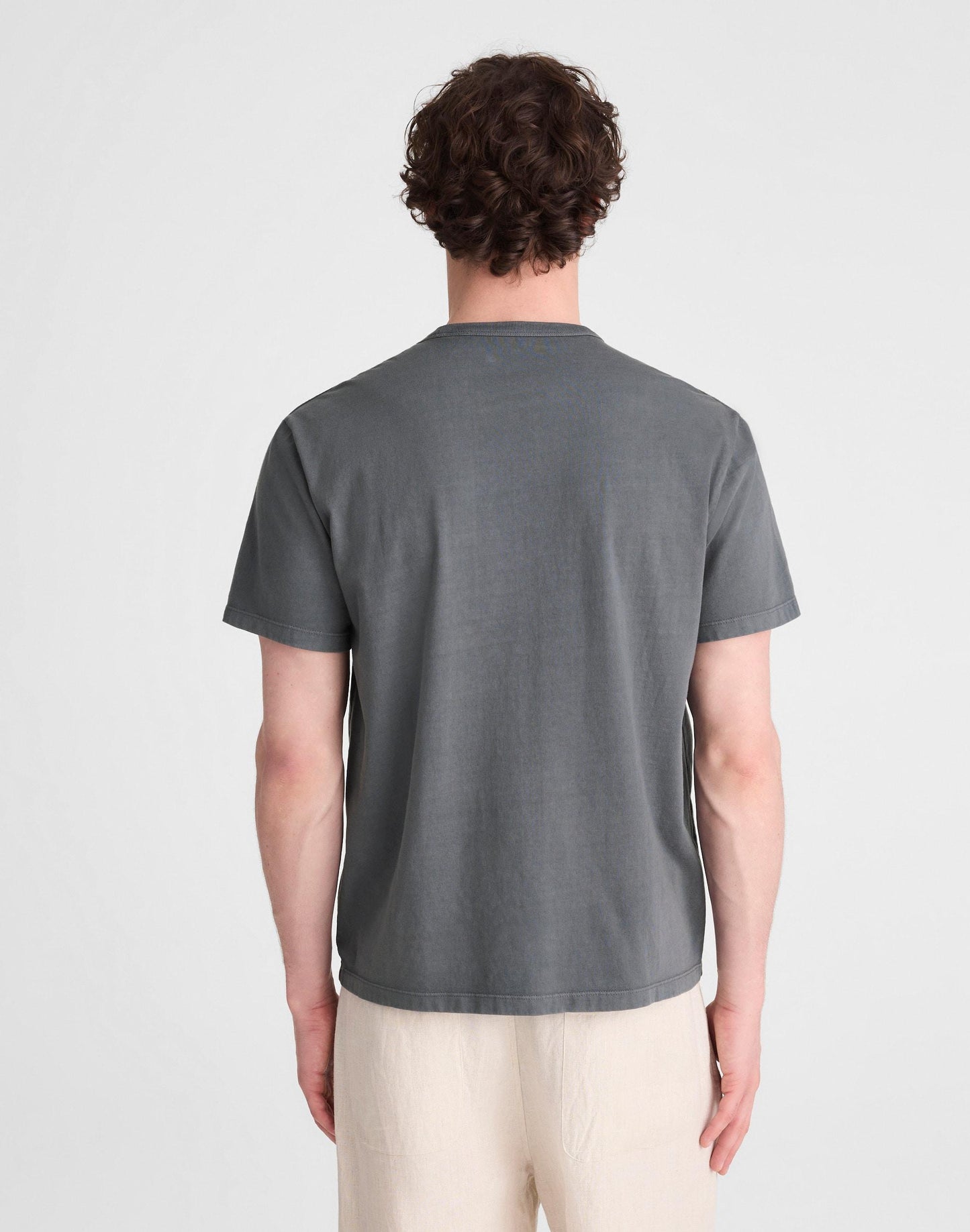 Garment-Dyed Allday Crewneck Tee Stormy Spruce | Madewell