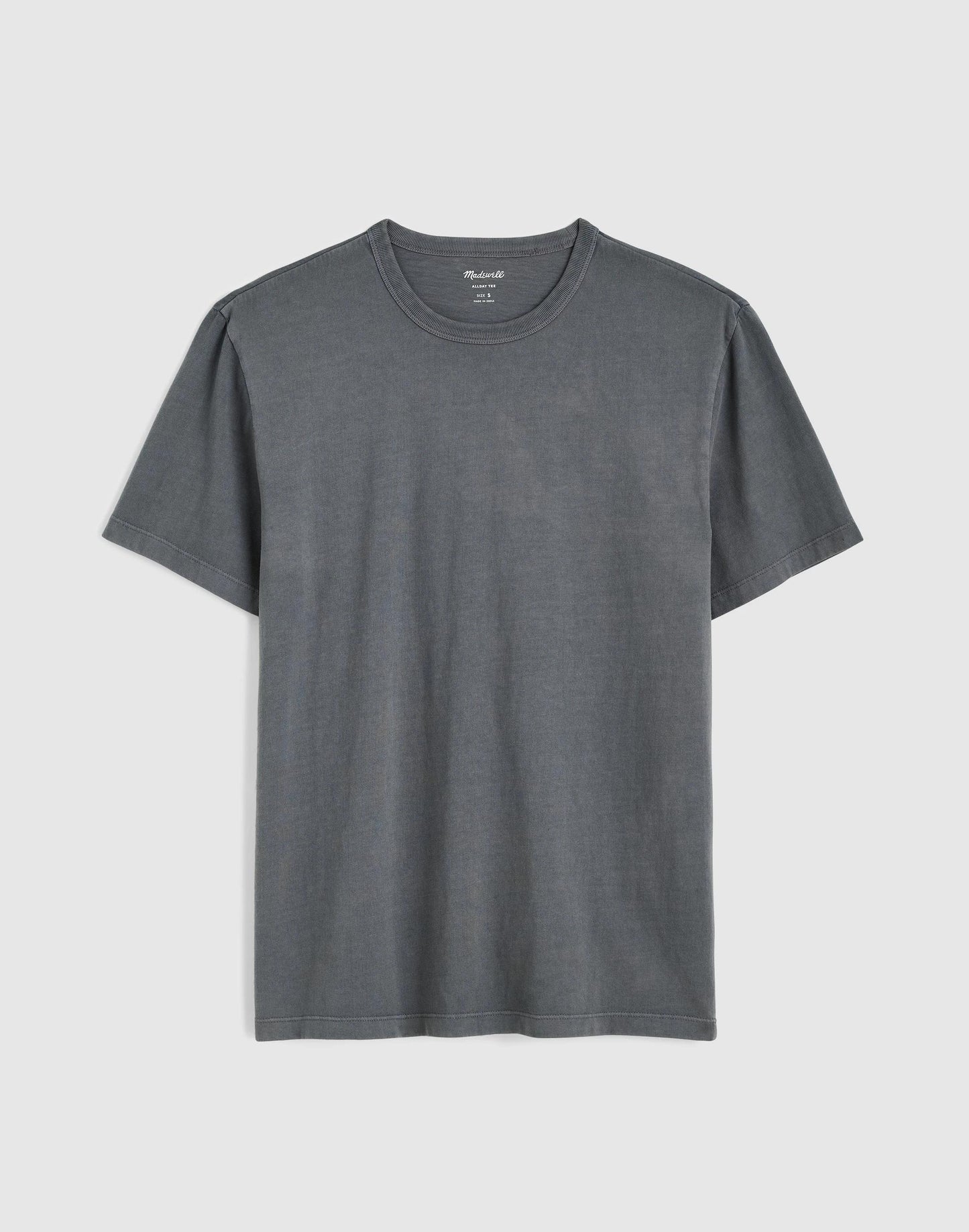 Garment-Dyed Allday Crewneck Tee Stormy Spruce | Madewell