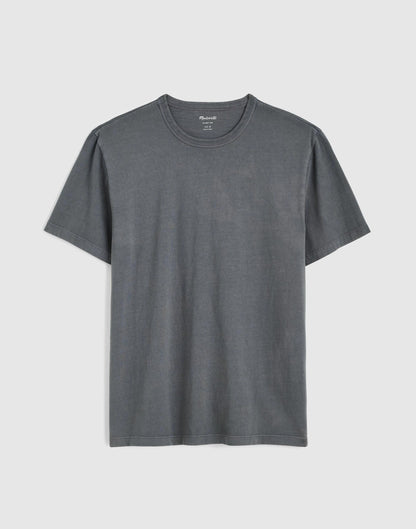 Garment-Dyed Allday Crewneck Tee Stormy Spruce | Madewell