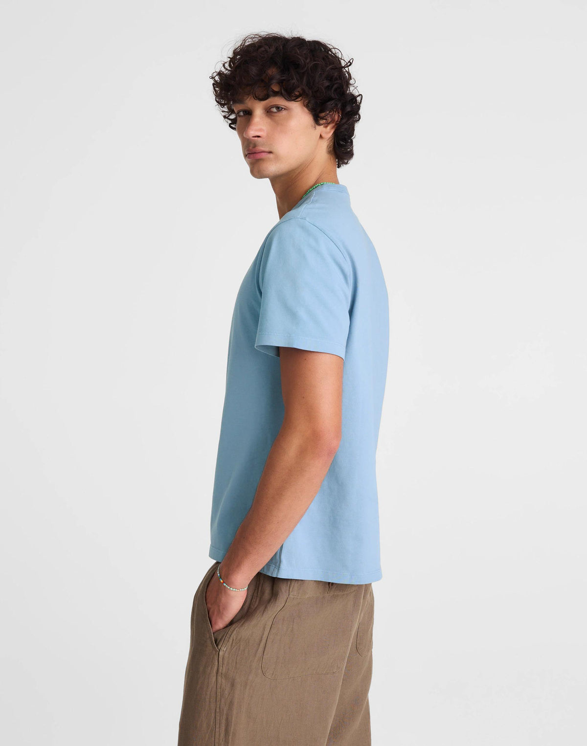 Garment-Dyed Allday Crewneck Tee Tranquil Blue | Madewell