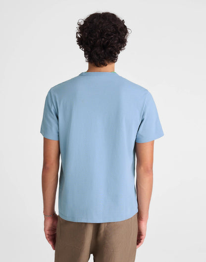 Garment-Dyed Allday Crewneck Tee Tranquil Blue | Madewell