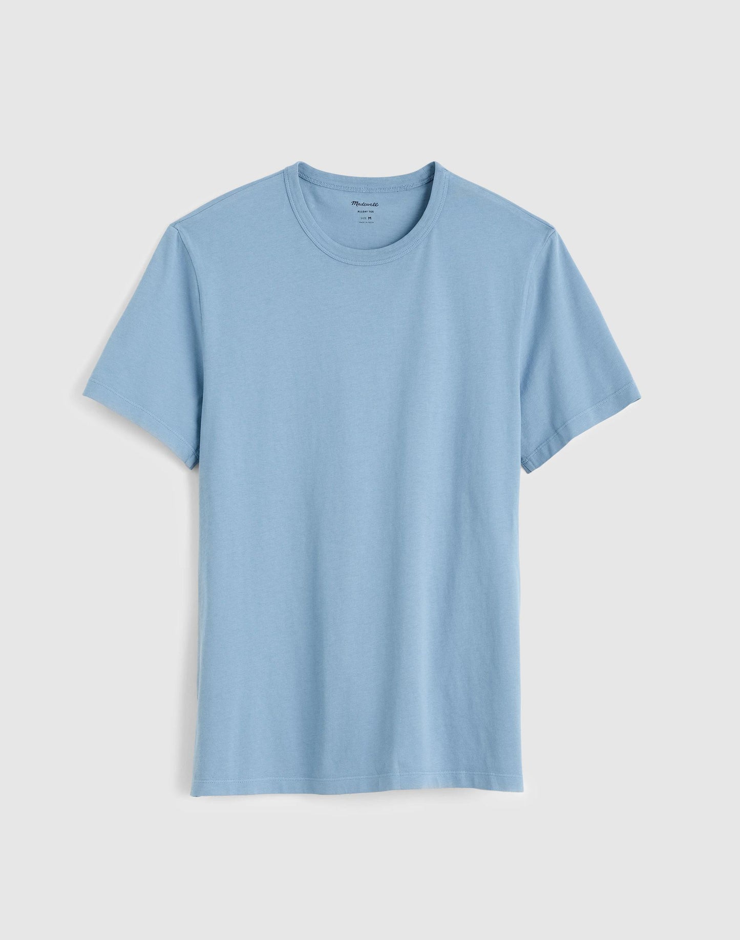Garment-Dyed Allday Crewneck Tee Tranquil Blue | Madewell
