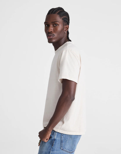 Garment-Dyed Allday Crewneck Tee Form Grey | Madewell