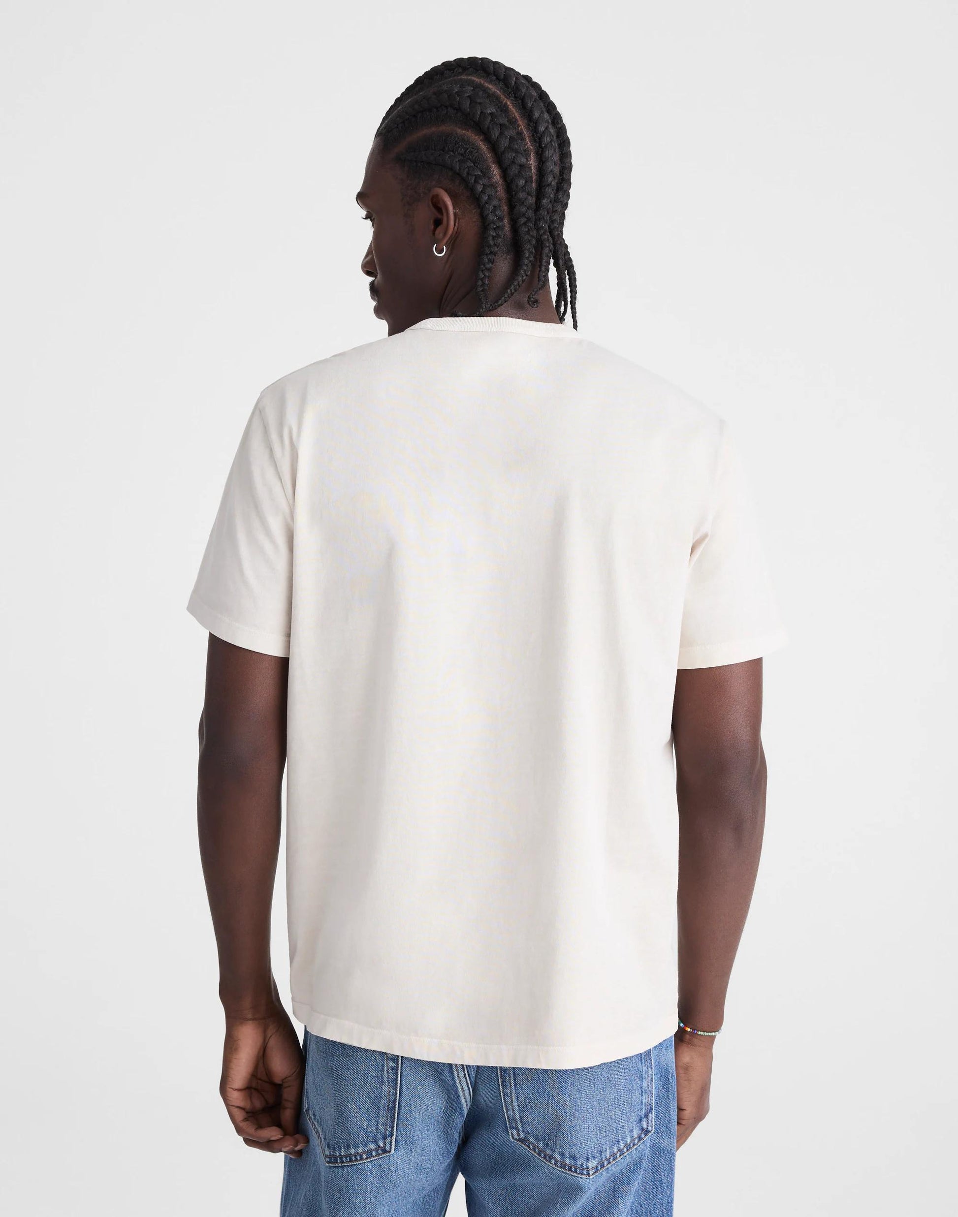 Garment-Dyed Allday Crewneck Tee Form Grey | Madewell