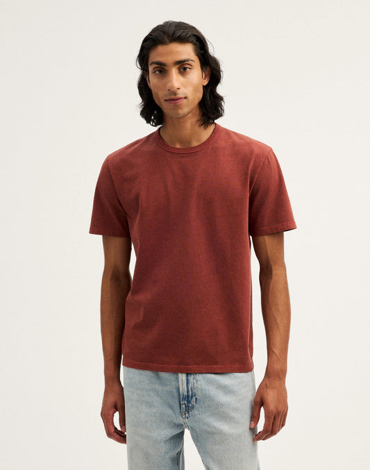 Garment-Dyed Allday Crewneck Tee Henna | Madewell