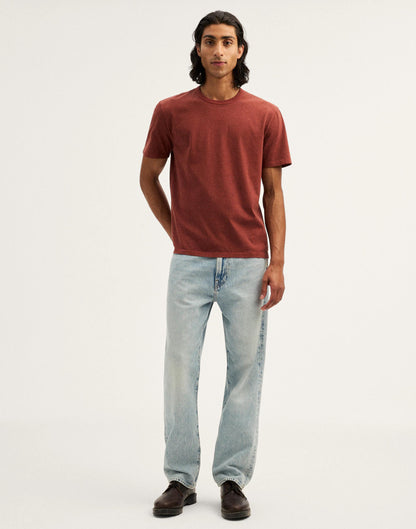 Garment-Dyed Allday Crewneck Tee Henna | Madewell