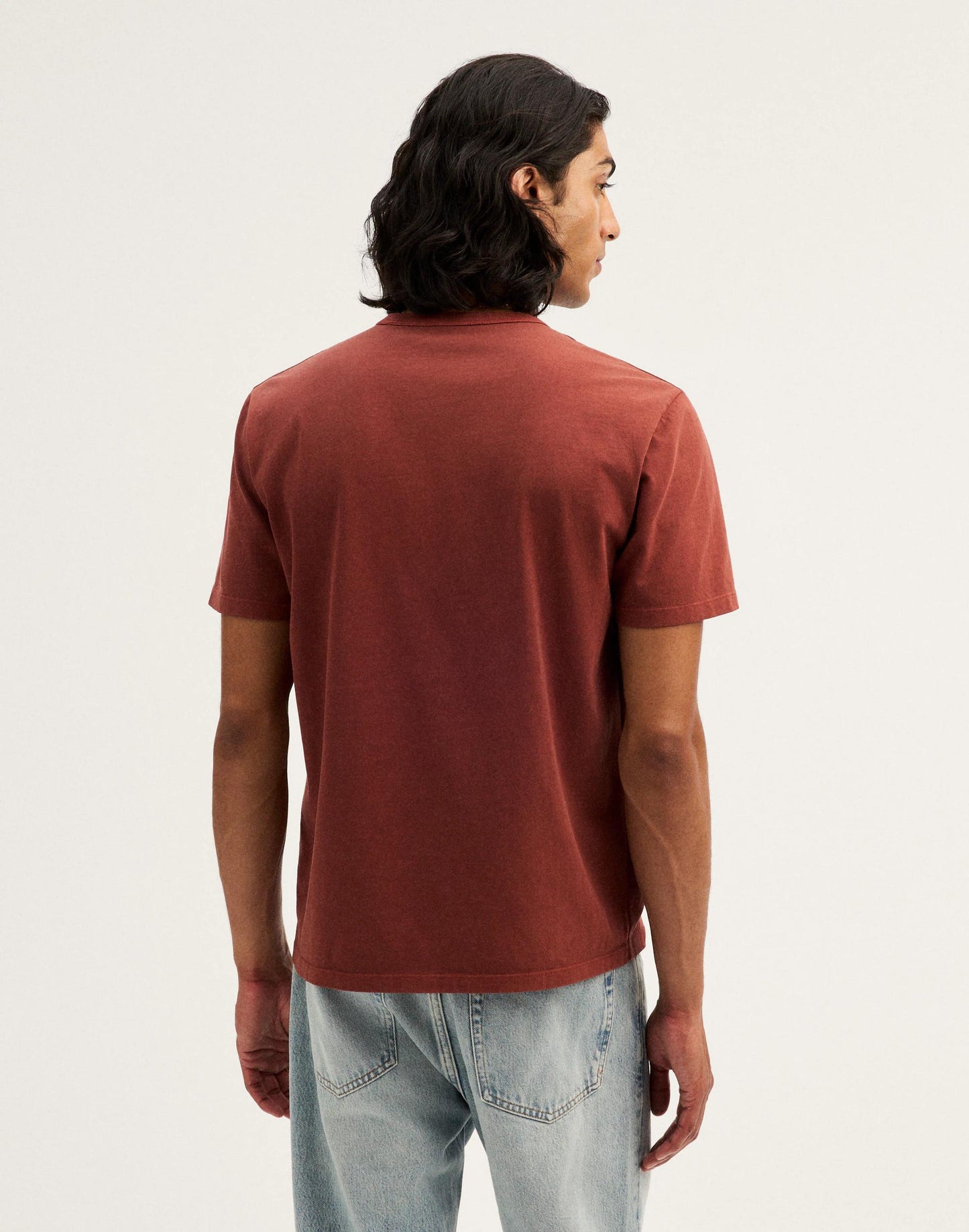 Garment-Dyed Allday Crewneck Tee Henna | Madewell