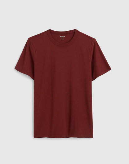 Garment-Dyed Allday Crewneck Tee Henna | Madewell