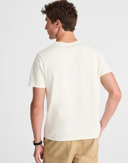 Garment-Dyed Allday Crewneck Tee Soft White | Madewell