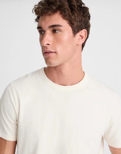 Garment-Dyed Allday Crewneck Tee Soft White | Madewell