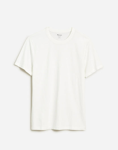 Garment-Dyed Allday Crewneck Tee Soft White | Madewell