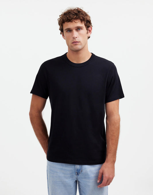 Garment-Dyed Allday Crewneck Tee True Black | Madewell