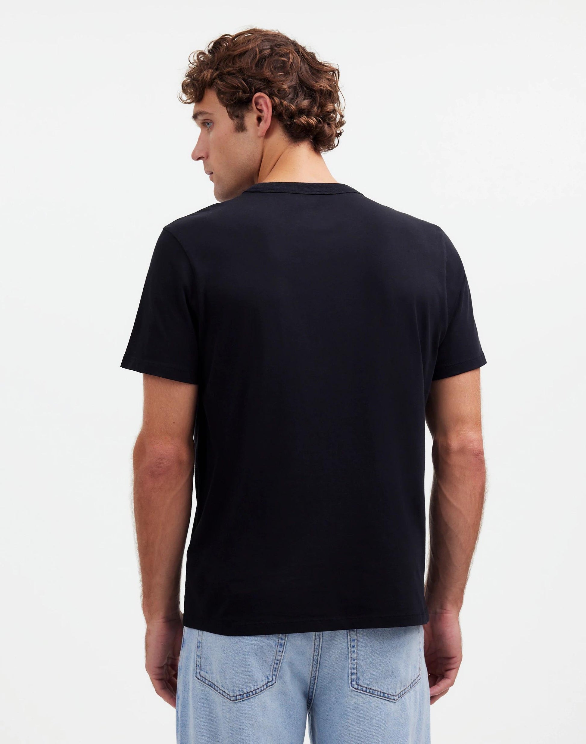 Garment-Dyed Allday Crewneck Tee True Black | Madewell