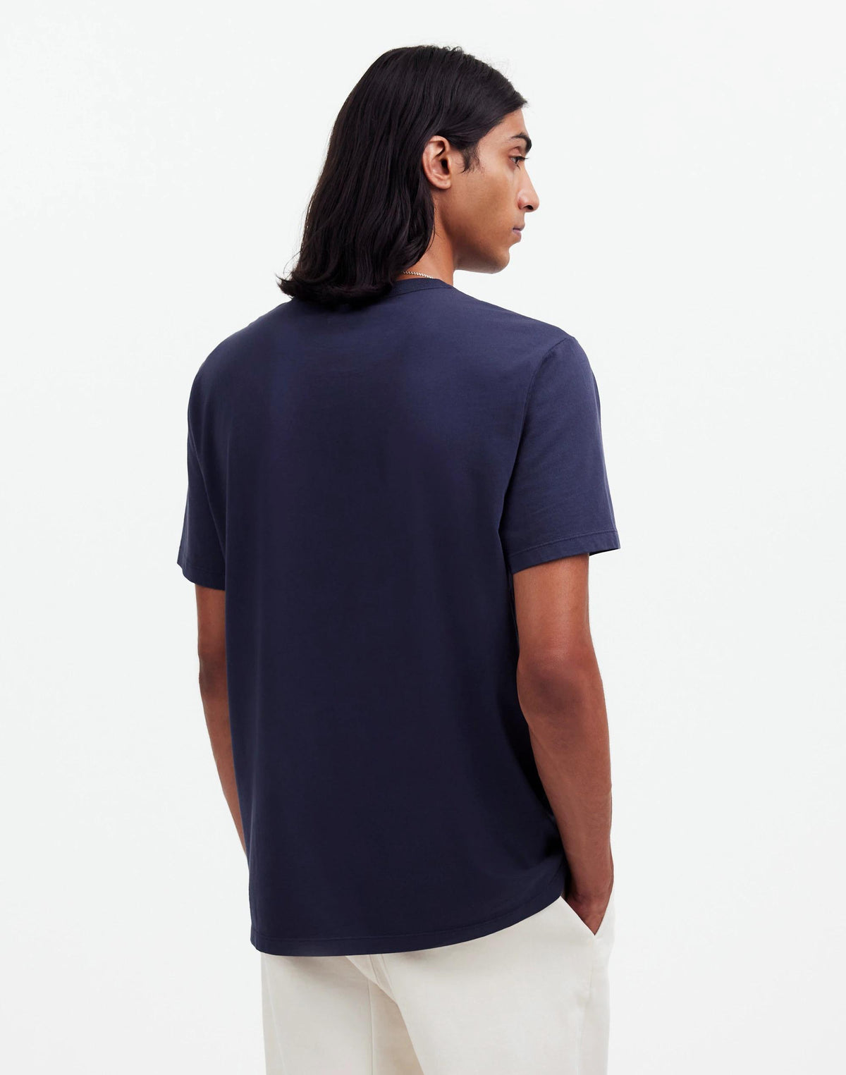 Garment-Dyed Allday Crewneck Tee Twilight | Madewell