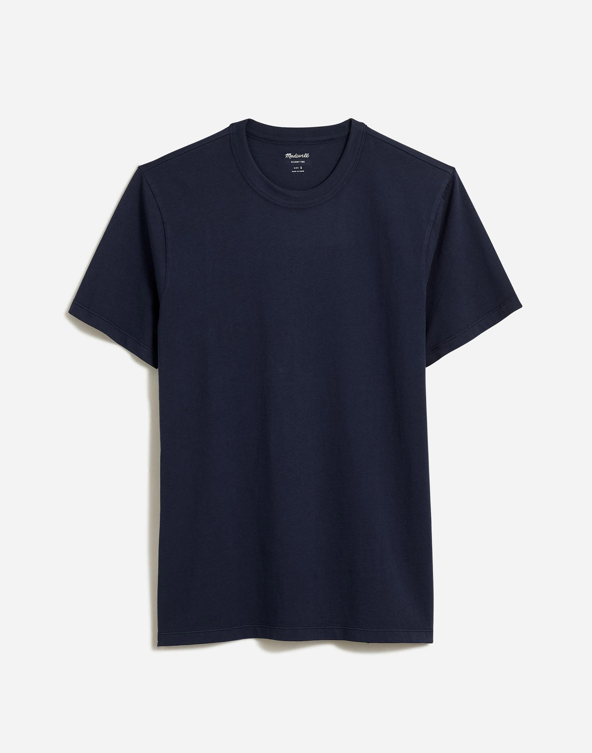 Garment-Dyed Allday Crewneck Tee Twilight | Madewell