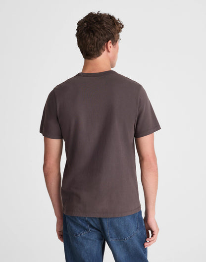 Garment-Dyed Allday Crewneck Tee Black Coal | Madewell