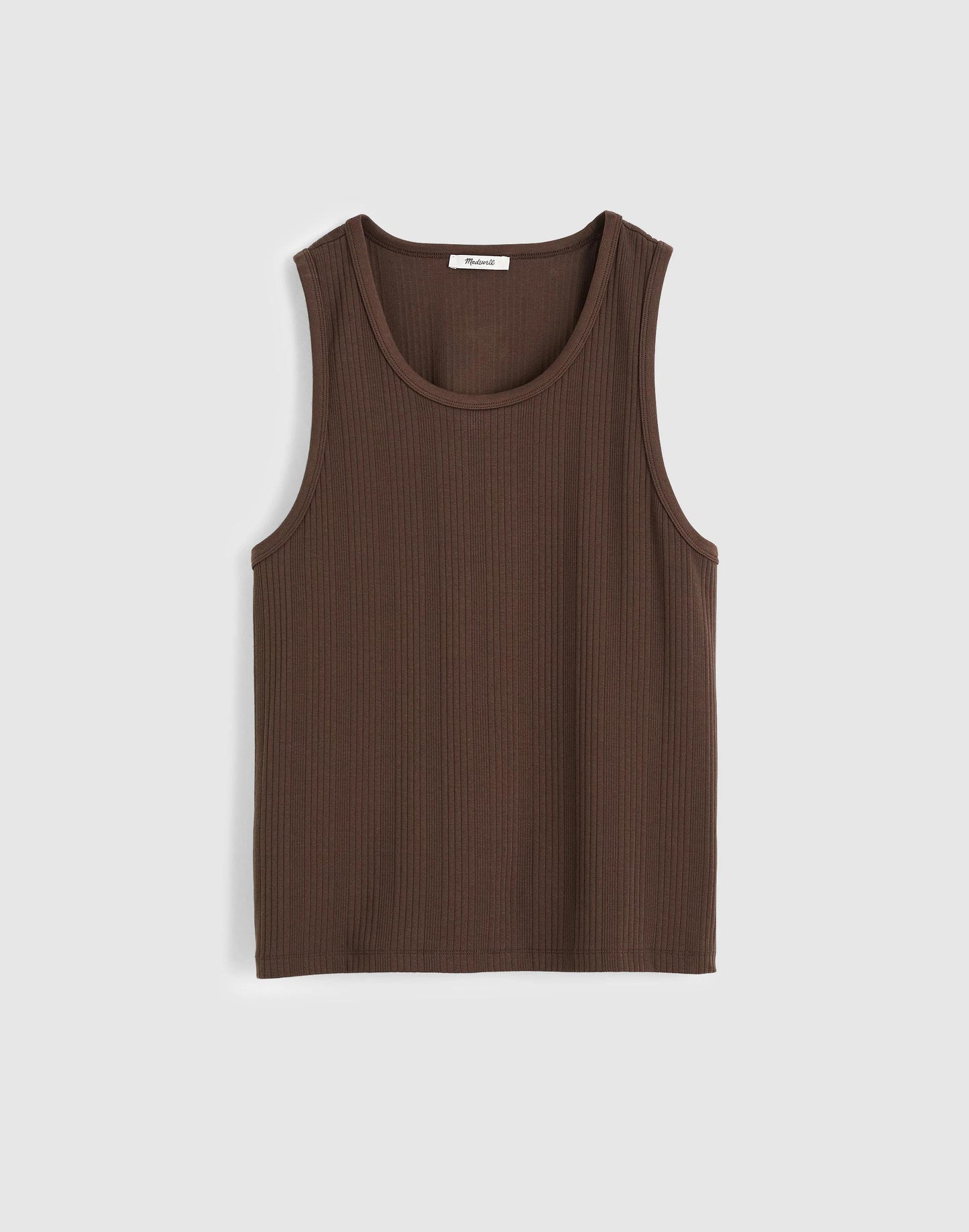 Textured Tank Chocolate | Madewell
