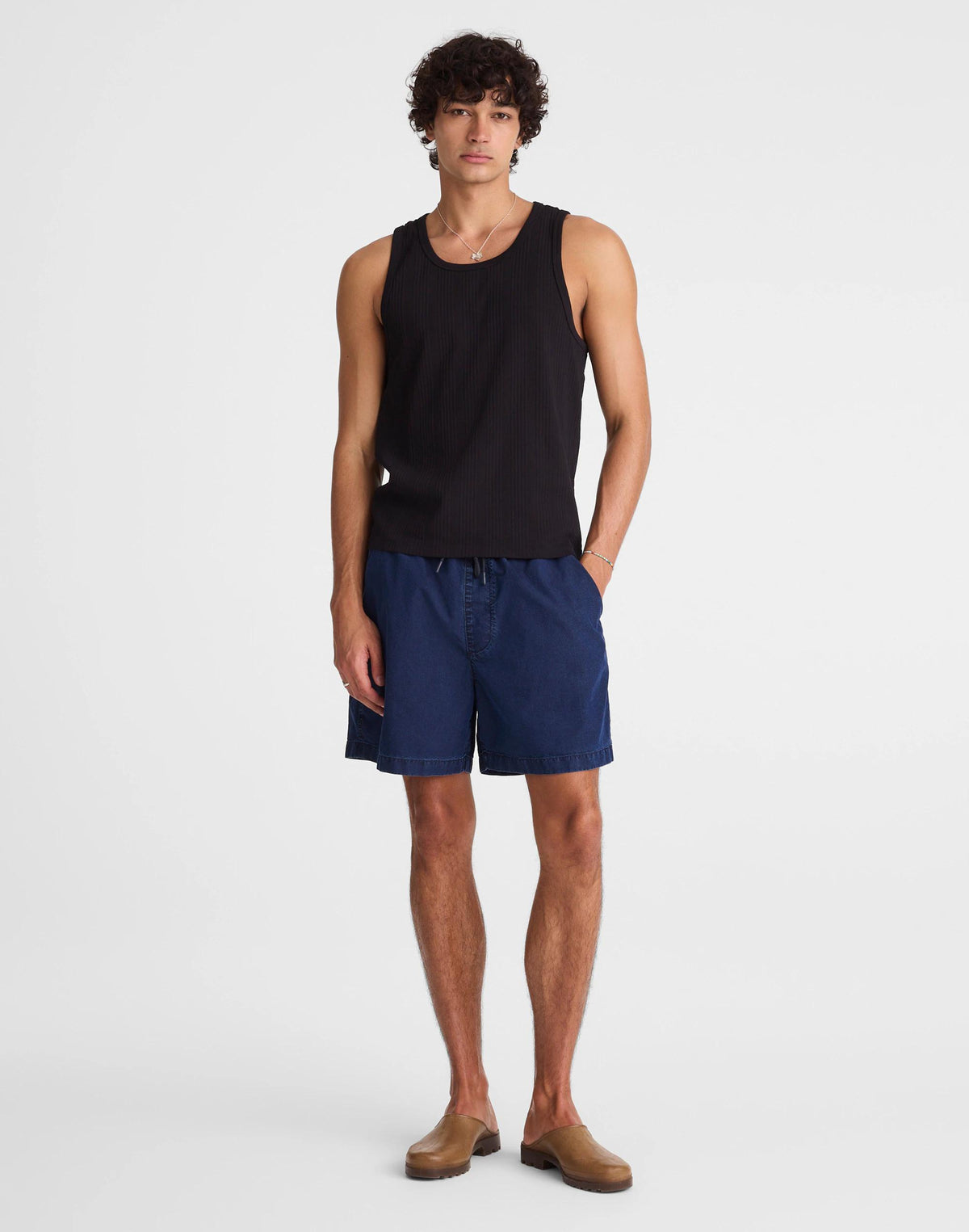 Textured Tank Jet Black | Madewell