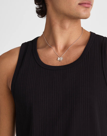 Textured Tank Jet Black | Madewell