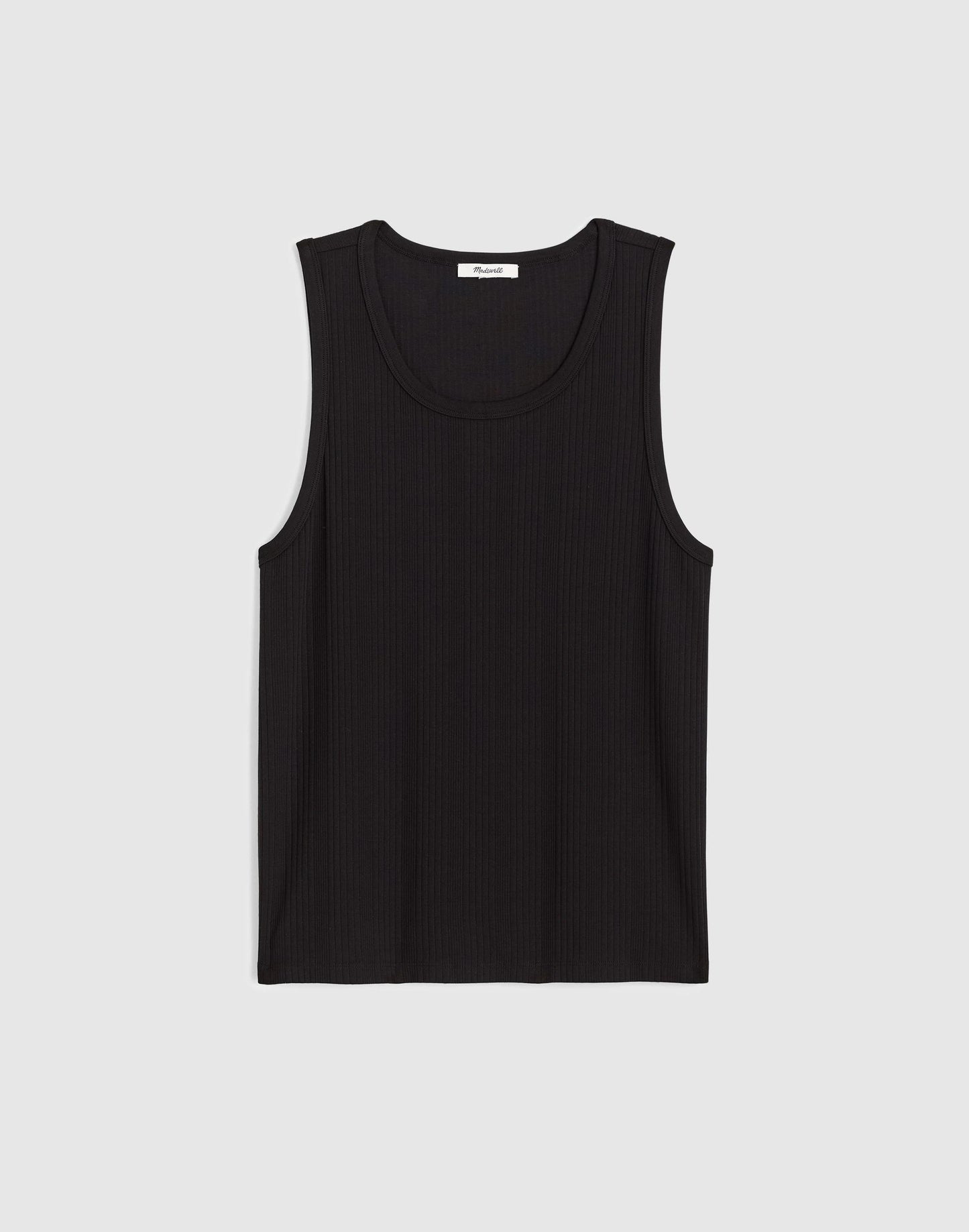 Textured Tank Jet Black | Madewell