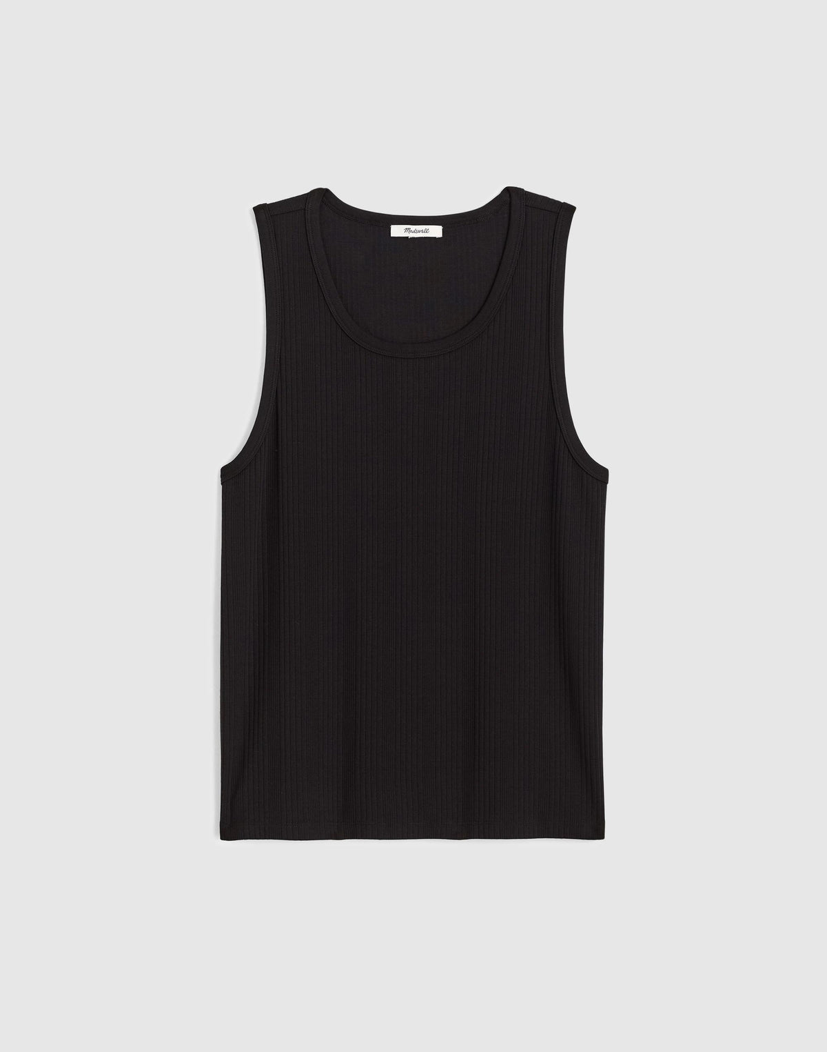 Textured Tank Jet Black | Madewell