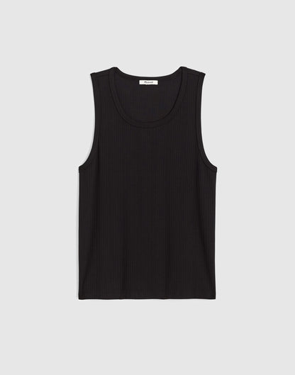 Textured Tank Jet Black | Madewell