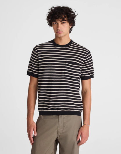 Rollneck Sweater Tee Obsidian Blue | Madewell