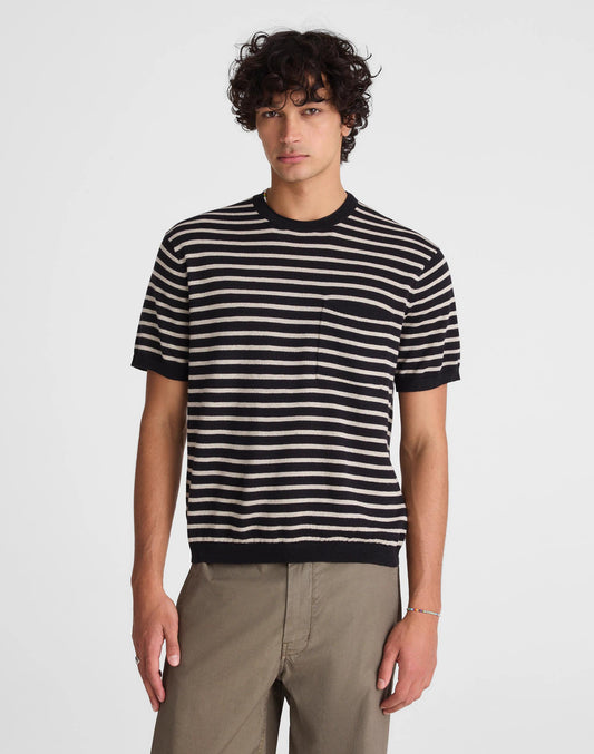 Rollneck Sweater Tee Obsidian Blue | Madewell
