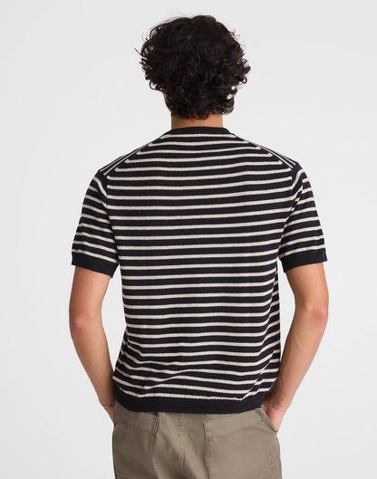 Rollneck Sweater Tee Obsidian Blue | Madewell
