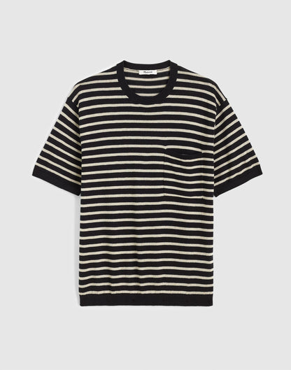 Rollneck Sweater Tee Obsidian Blue | Madewell