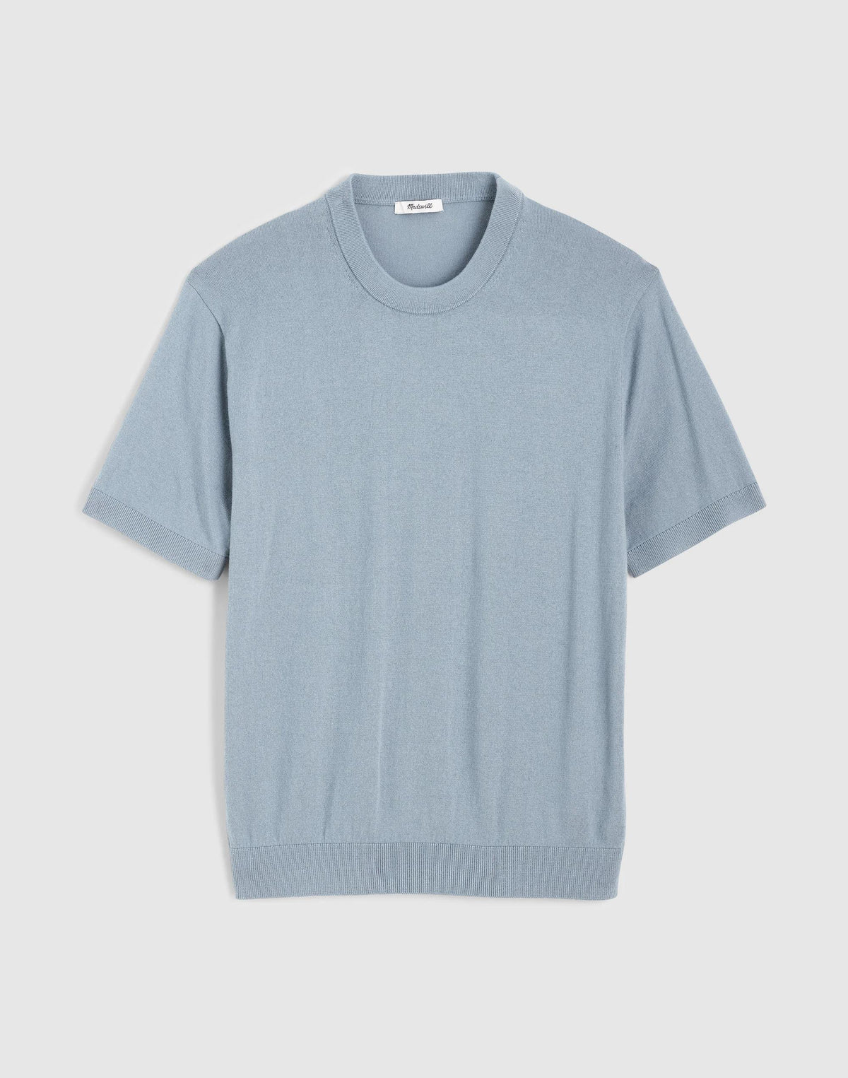 Crewneck Sweater Tee in Everyday Cotton Overcast | Madewell