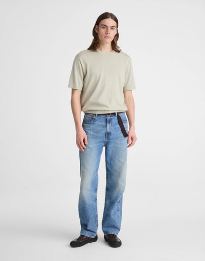 Crewneck Sweater Tee in Everyday Cotton Dusty Celadon | Madewell