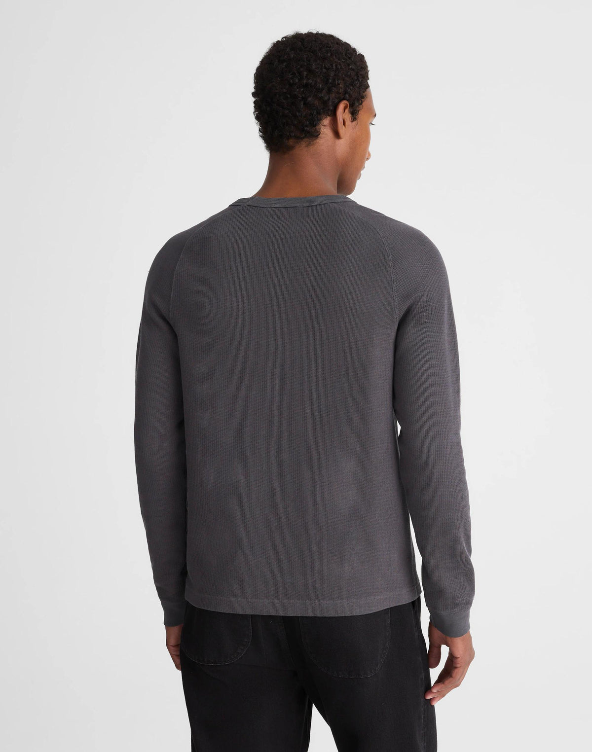 Thermal Long-Sleeve Tee Coal | Madewell